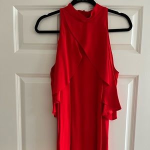 Zara flounce mini dress